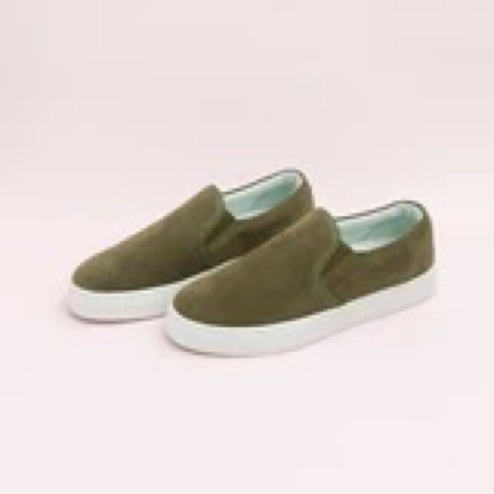 New - Freshly Picked Women's Olive Slip-On Sneaker